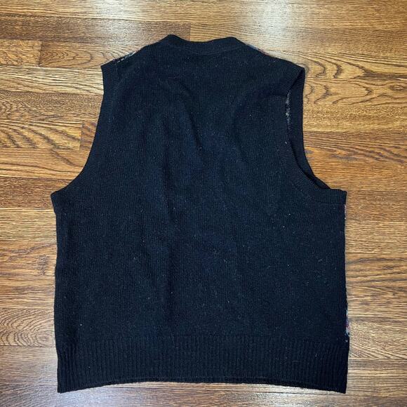 VTG Jantzen Wool Blend Fair Isle Sweater Vest Adult L Grandpa Cottage USA Made - Picture 2 of 6